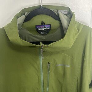 Patagonia Men’s Jacket Stretch Rainshadow Lightweight 84800 Hooded Size XL Green